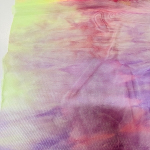 New Tie Dye power mesh nylon mesh 4-way stretch 58/60” Sold by the YD. Ships Worldwide from Los Angeles California USA.