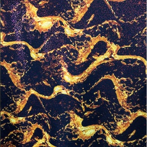 New tornado fire design with foggy foil heavy nylon spandex 4way stretch 58/60&quot; Sold by the YD. Ships worldwide from Los Angeles California.