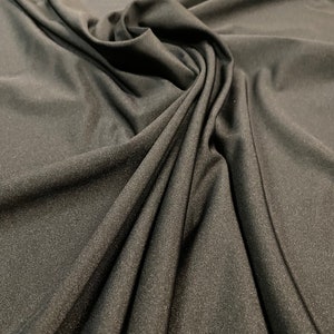 &quot;Schwarze glänzende Nylon Spandex 4-Wege-Stretch 150/150 cm&quot; Schiffe weltweit aus Los Ángeles Kalifornien USA.