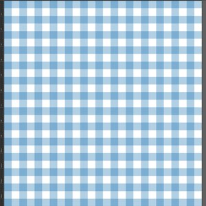 K&ouml;nnte beinhalten: Ein blaues und wei&szlig;es Gingham-Muster. Das Muster besteht aus abwechselnden blauen und wei&szlig;en Quadraten.