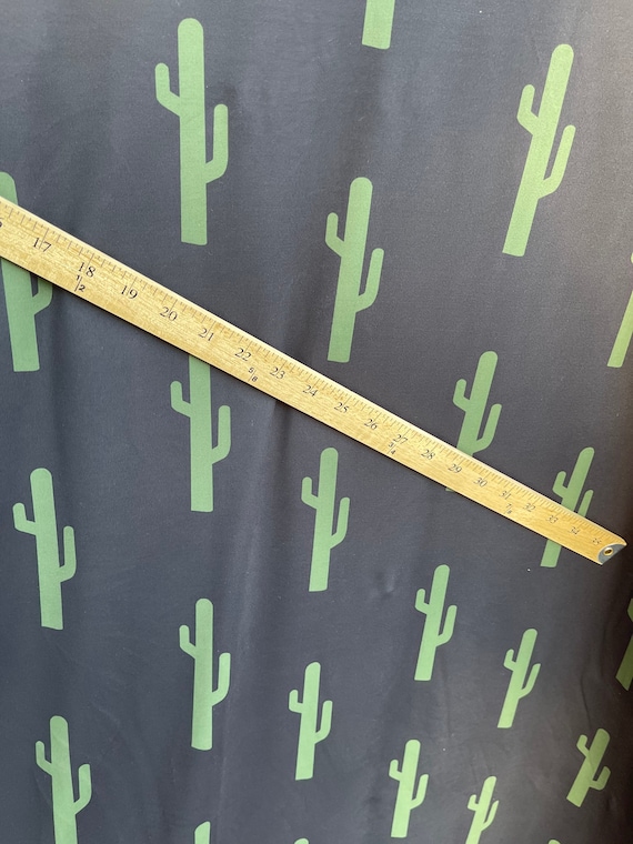 Cactus Design Print on Poly Spandex 4-way Stretch 58/60sold by the YD.  Ships Worldwide From Los Angeles California USA. - Etsy