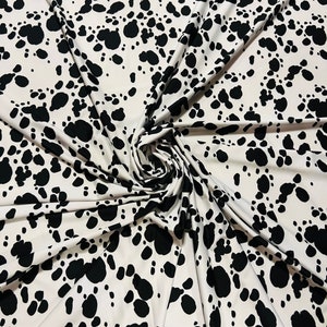 Dalmatian design New pattern print on Nylon spandex 4-way stretch 58/60” Sold by the YD. Ships Worldwide from Los Angeles California USA
