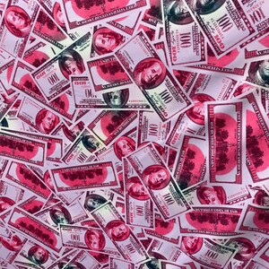 New Money Print Design 100 Dollars Bill Print on Best Quality of Nylon ...