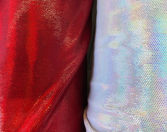 New heavy stretch velvet with iridescent foil dots 4way stretch 58/60" Sold by the YD. ships worldwide from Los Angeles California USA