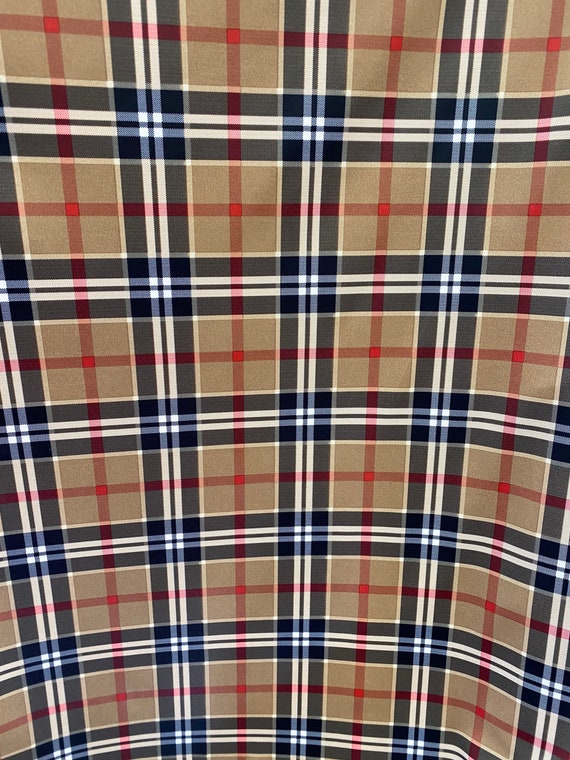 Luxury Brand Fashion Plaid Print on Best Quality of Nylon Spandex 4-way  Stretch 58/60 Sold by the YD. Ships Worldwide From Los Angeles 