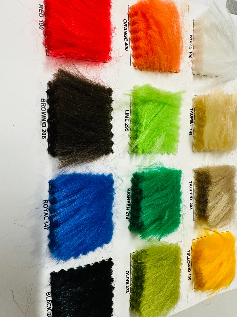 Luxury Faux Fur Shaggy Design High Quality Sold by the YD and 1/2 Yd ...
