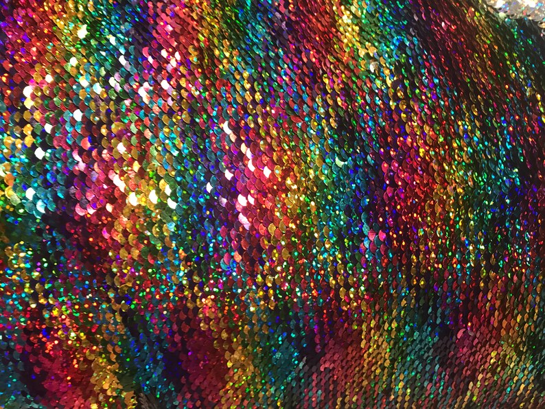 New Flip up Sequins Diamond Design Multicolor 2tone Reversible Sequins ...