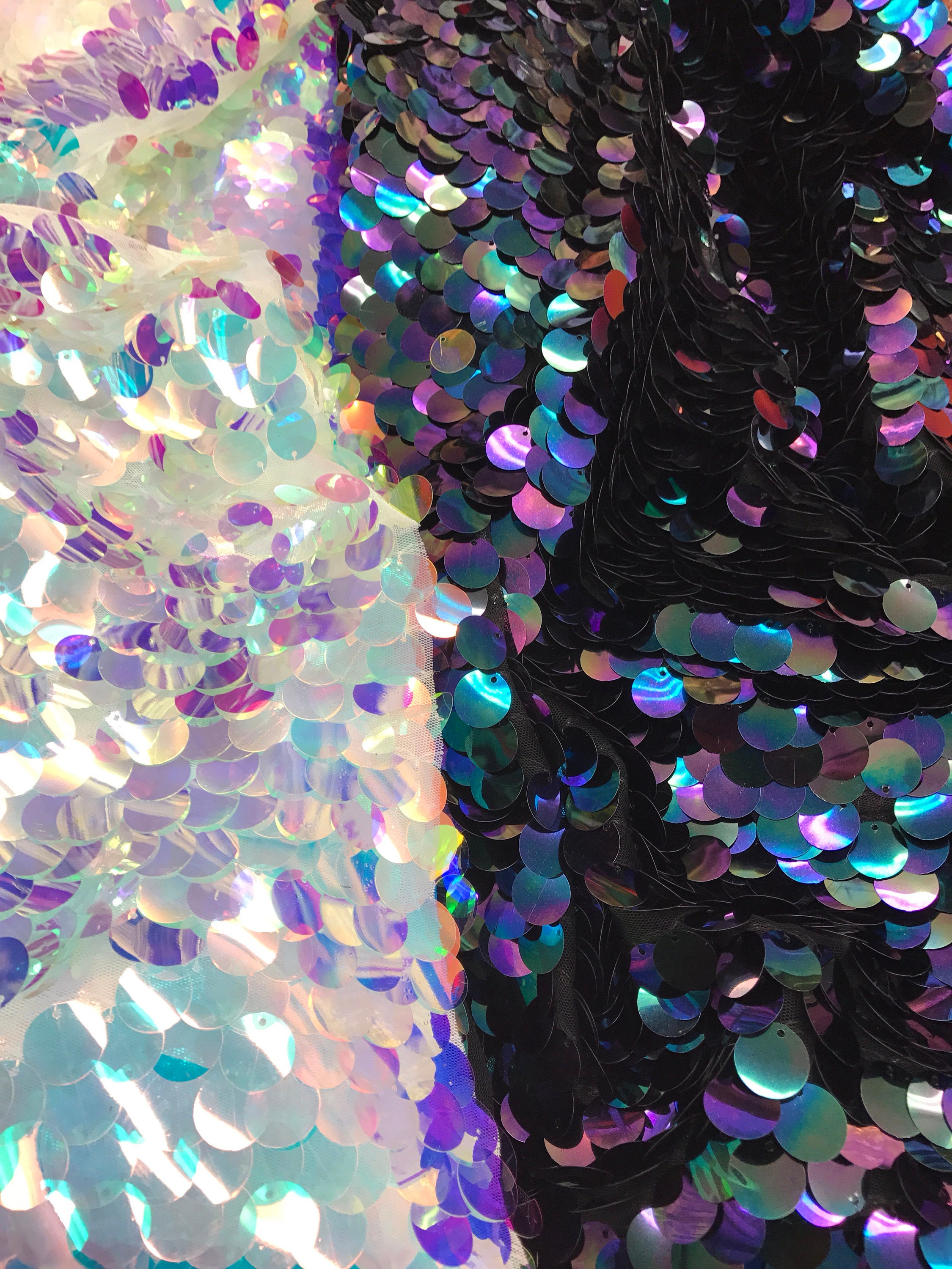 Stunning Iridescent Dream Color 18mm Fish Scale Sequins