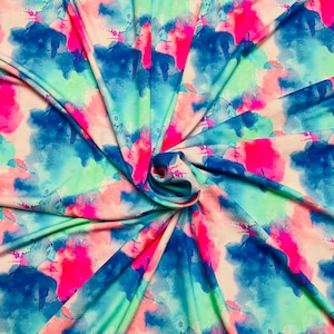 New Water abstract design print on best quality of nylon spandex 4-way stretch 58/60” Sold by the YD. Ships Worldwide from Los Angeles calif