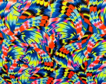 New modern abstract design print on best quality of nylon spandex 4-way stretch 58/60”
