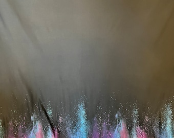 New modern Ombré Galaxy design print on best quality of nylon spandex 4-way stretch 58/60” Sold by the YD. Ships Worldwide from Los Angeles