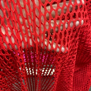 Red Mesh Netting Fabric Colorful Stock Image - Image of netting, mesh:  170705035