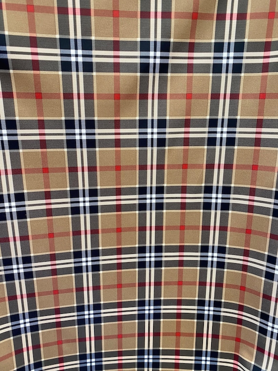 Luxury Brand Fashion Plaid Print on Best Quality of Nylon Spandex 4-way  Stretch 58/60 Sold by the YD. Ships Worldwide From Los Angeles 