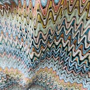 New Lace crochet design Multicolor 4-way stretch 58/60” Sold by the YD.