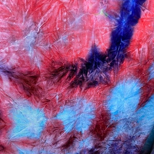 New Tie dye Stretch velvet heavy quality 4way Stretch 58/60 Sold by the YD. Ships worldwide from Los Angeles California USA. image 4