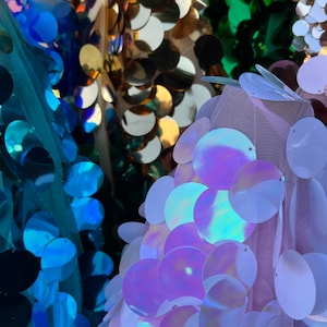 New Jumbo Paillette Sequins Design Iridescent and Shiny Big Sequins ...