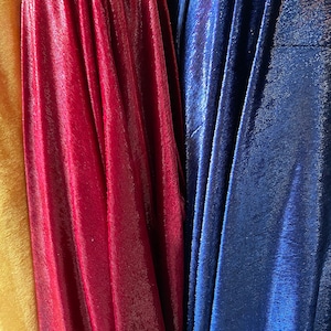 Seta lurex lucido velluto di lusso non elasticizzato 55/57&quot; Venduto a YD. Spedizioni in tutto il mondo da Los Angeles California USA.