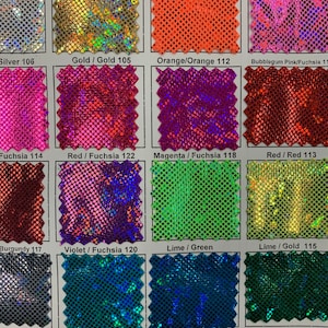 Shatter glass metallic nylon spandex broken glass hologram 4way stretch 58/60&quot; Sold by the YD. Ships worldwide from Los Angeles California.