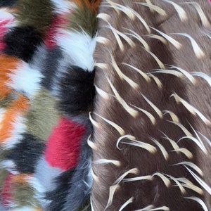 Luxury Faux Fur Multiples Design High Quality Sold by the YD and 1/2 Yd ...