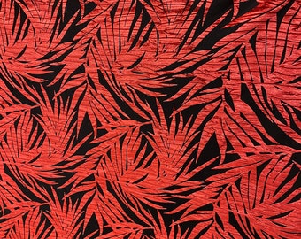 New Luxury burnout stretch velvet Hawaiian Jennifer design 4-way stretch 58/60” Sold by the YD. Ships Worldwide from Los Angeles California