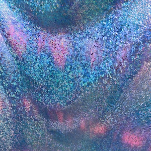 Cotton candy reptile design tie dye Hologram metallic on nylon spandex 4way strech 58/60&quot; Sold by the YD. Ships worldwide from Los Angeles.