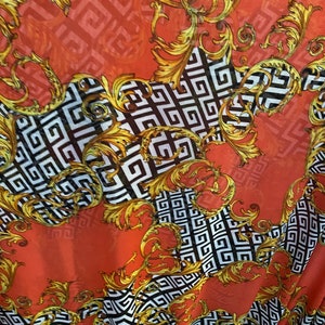Brand fashion design print on power mesh 4-way stretch designer fabric 58/60” Sold by the YD. Ships Worldwide from Los Angeles California US