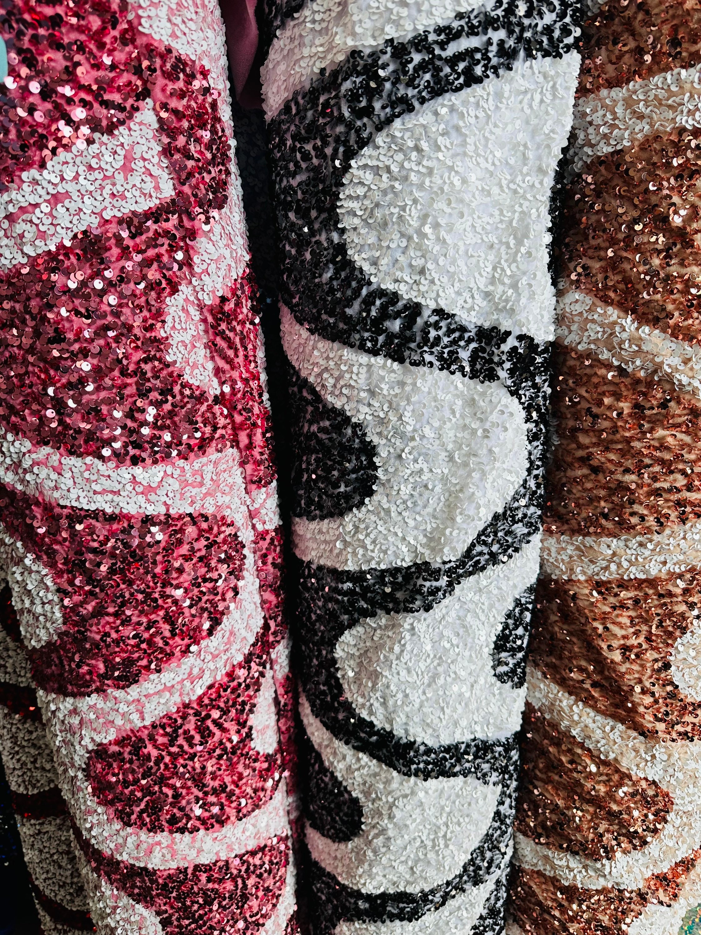 High-Quality Sequin On Velvet Fabric for Dazzling Creations – KikiTextiles