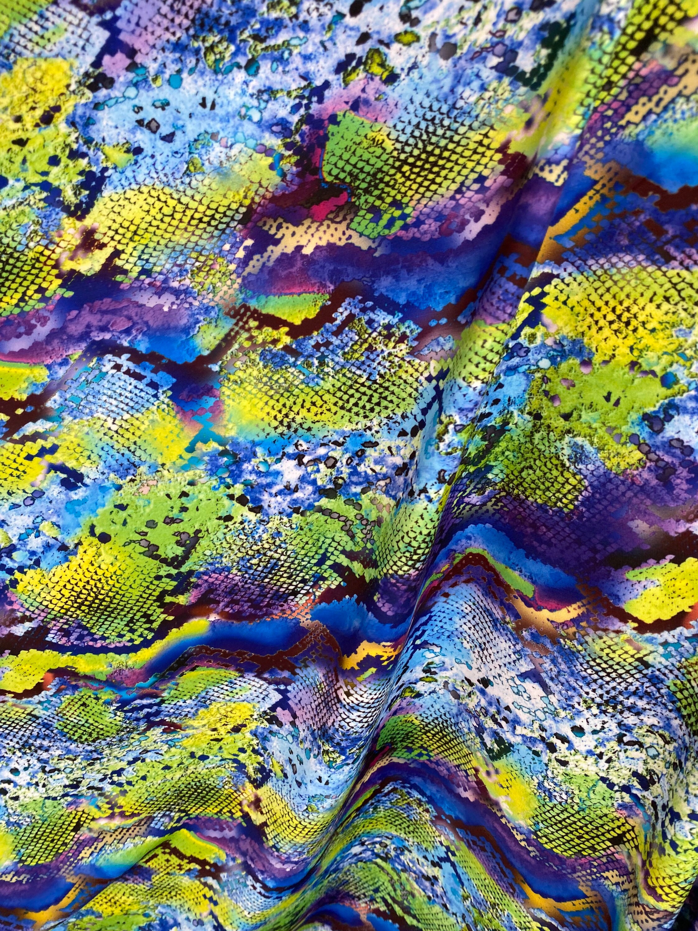 Python Serpent Design Multicolor Print on Best Quality of | Etsy