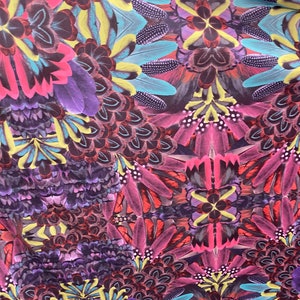 New Exotic Feathers Design Print on Great Quality of Nylon Spandex 4 ...