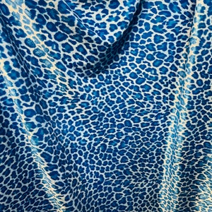 New Exotic cheetah design print on best quality of stretch velvet 4-way stretch 58/60” Sold by the YD. Ships Worldwide from Los Angeles cali
