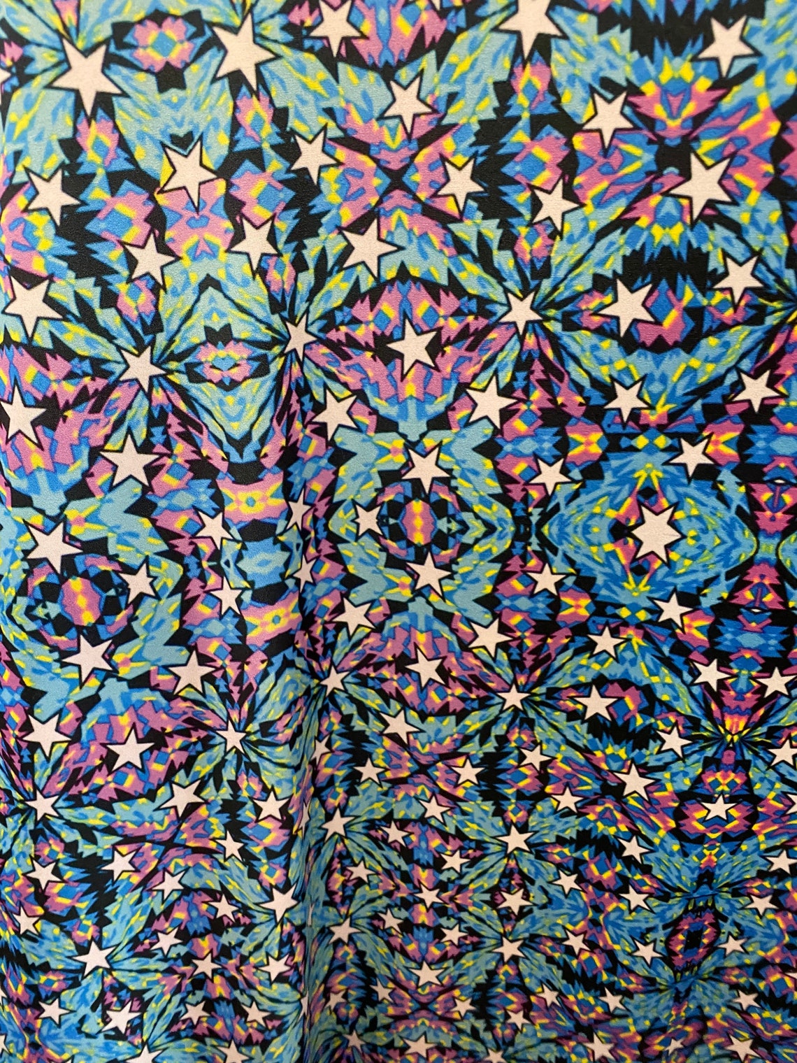 New Modern Stars Abstract Design Print on Great Quality of Nylon ...