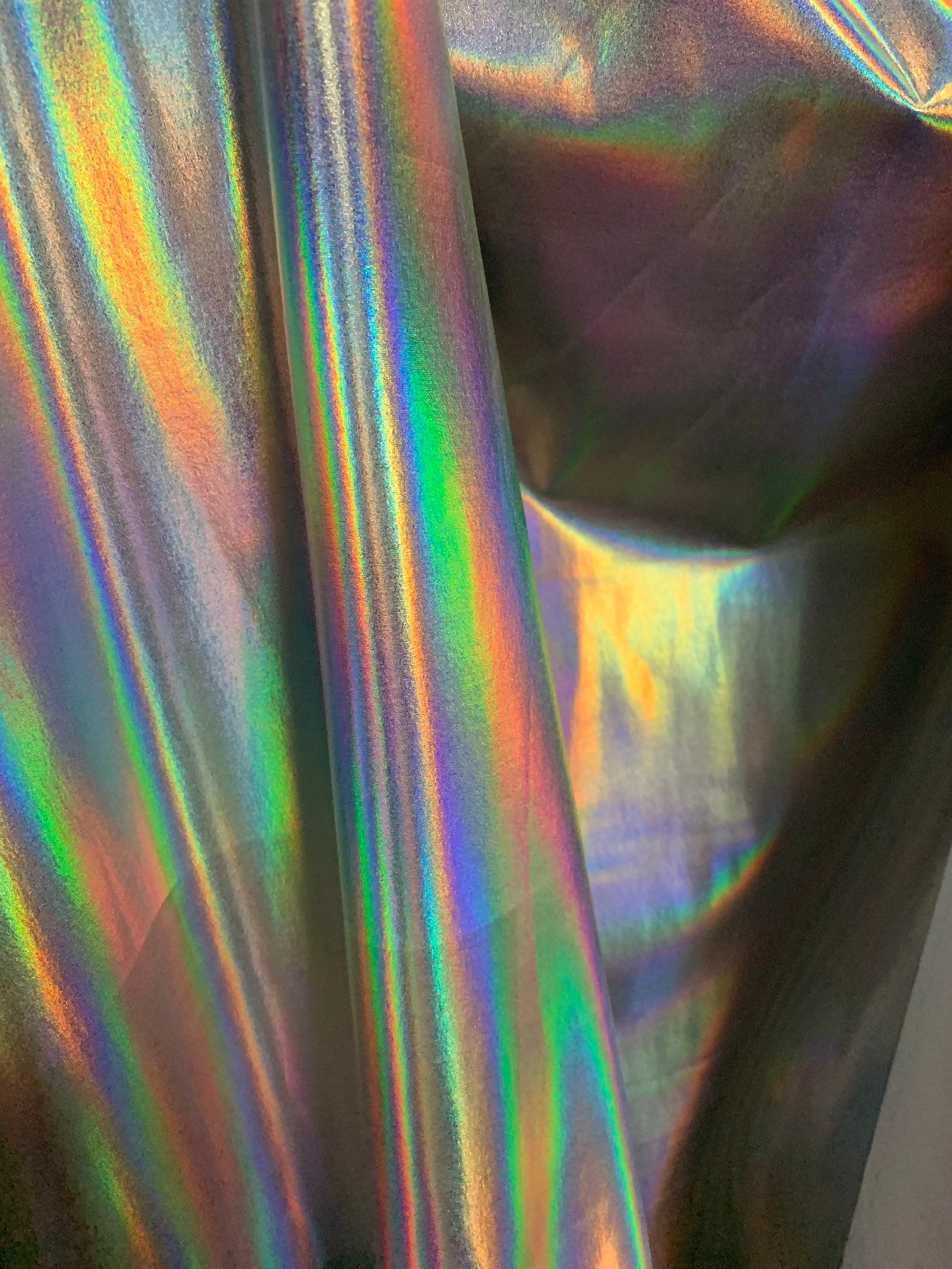 NEW Iridescent All Over Foil on Nylon Spandex 4way Stretch - Etsy