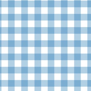 K&ouml;nnte beinhalten: Ein blauer und wei&szlig;er Gingham-Musterhintergrund.