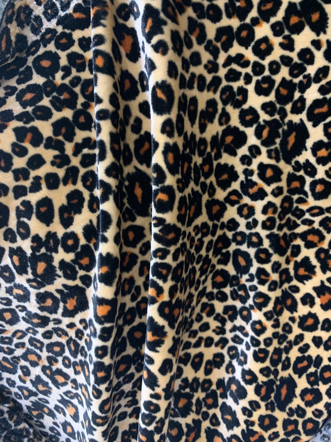 New Premier Exotic Leopard Design Print on Stretch Velvet - Etsy
