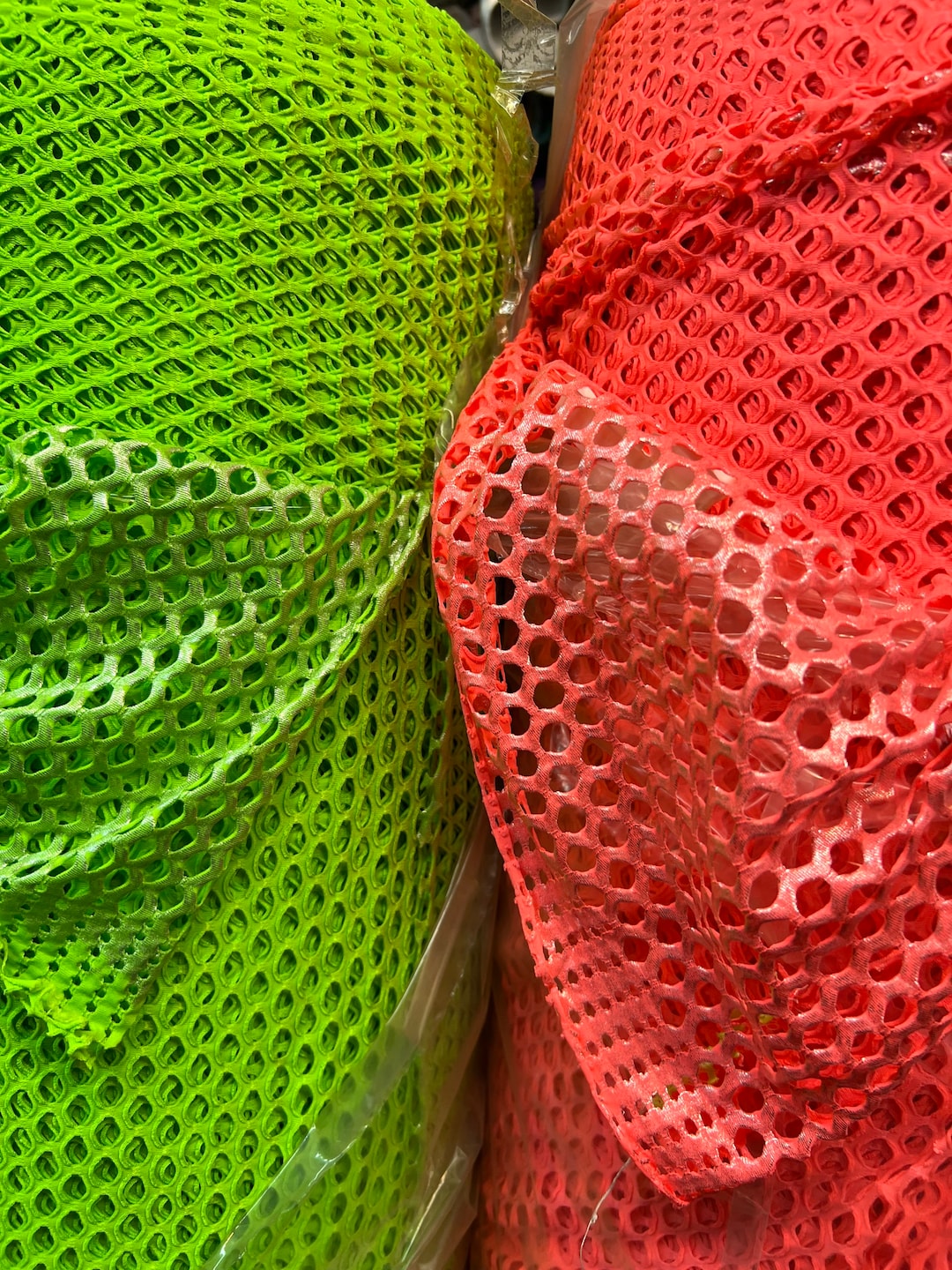 Diamond Fish Net Metallic Diamond Fishnet 4-way Stretch Spandex Mesh With Foil All Over ...