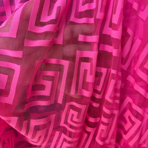 New Brand Fashion Design Print on Great Quality of Power Mesh 4-way ...