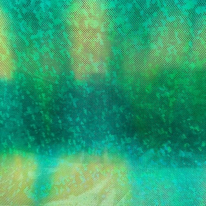 Nieuwe luxe tie-dye gebroken glas hologram metallic nylon spandex 4-way stretch hoge kwaliteit spandex stof voor actieve en danskleding. afbeelding 6