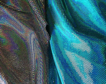 New heavy stretch velvet with iridescent foil dots 4way stretch 58/60" Sold by the YD. ships worldwide from Los Angeles California USA