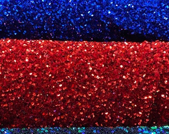 New stretch velvet with luxury sequins all over 5mm shining sequins 2-way stretch 58/60” Sold by the YD. Ships worldwide from Los Angeles CA