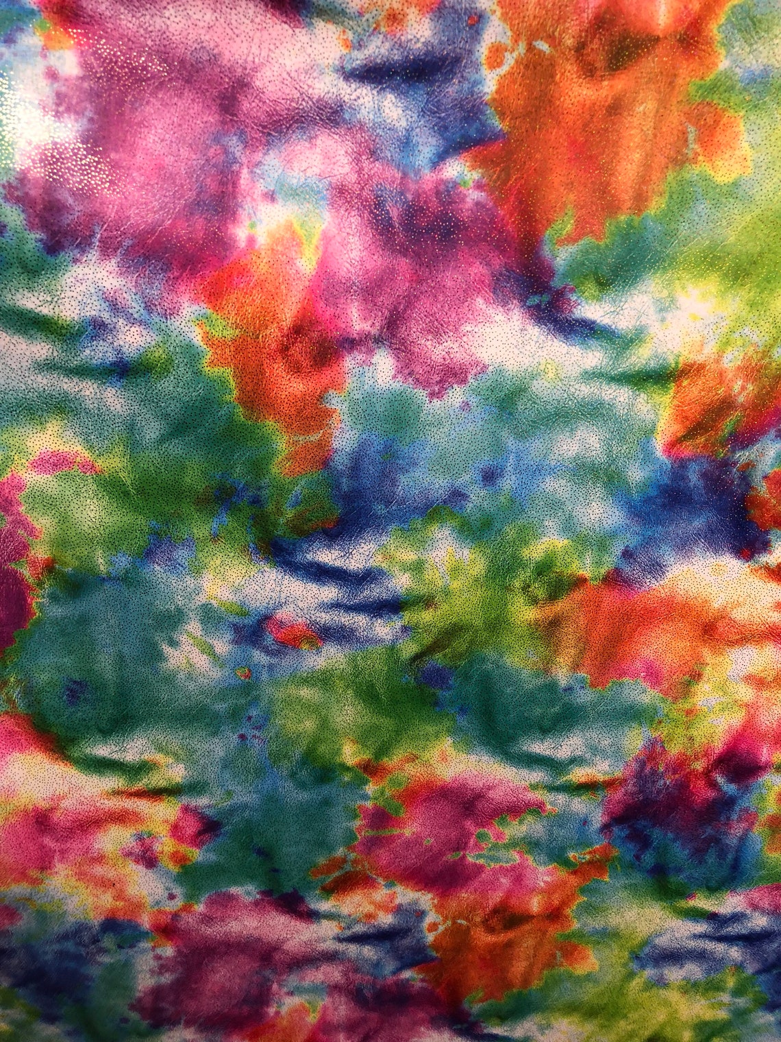 New Tie Dye Nylon Spandex With Foil All Over 4way Stretch Etsy