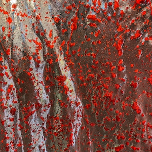 New splattered paint design metallic nylon spandex 4-way Stretch 58/60” Sold by the YD. Ships worldwide from Los Angeles California