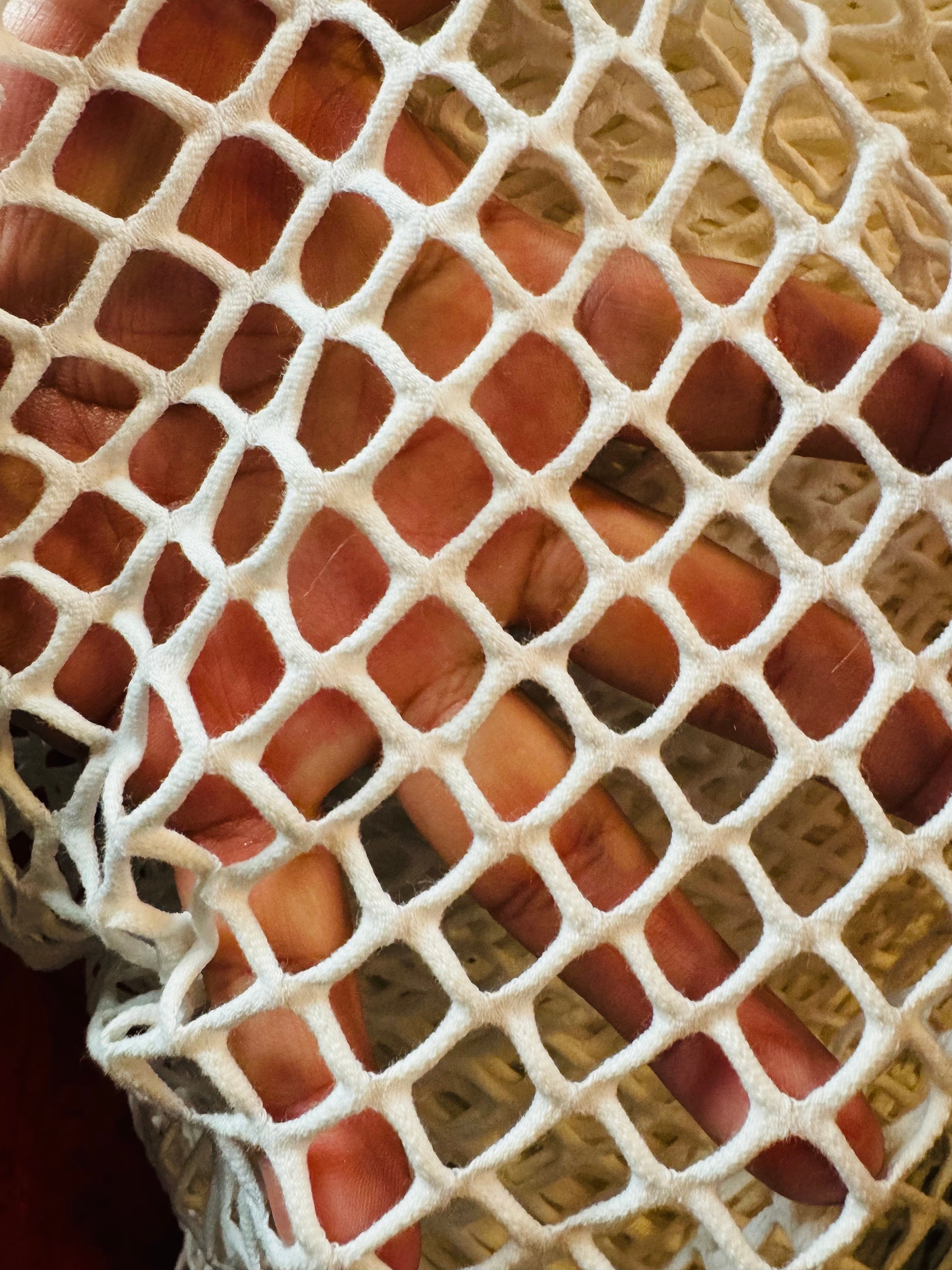 Black Fishnet Tights With Large Pothole/Whale Net Design - One Size, 70 Denier, Full Toe 7 thumbnail image