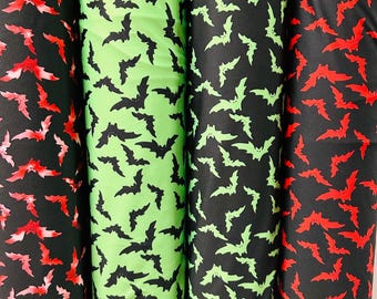 New Bats design print on great quality of nylon spandex 4way stretch 58/60" Sold by the YD. Ships worldwide from Los Angeles California USA.