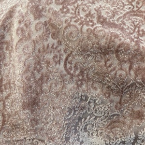 New burnout velvet modern design 4-way stretch 58/60” Sold by the YD. Ships worldwide from Los Angeles California USA.