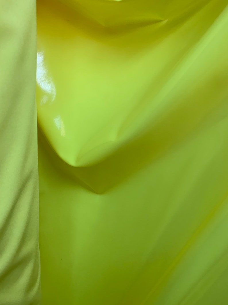 New Stretch Vinyl With Foil Neon Yellow 4way 58/60 Sold Etsy