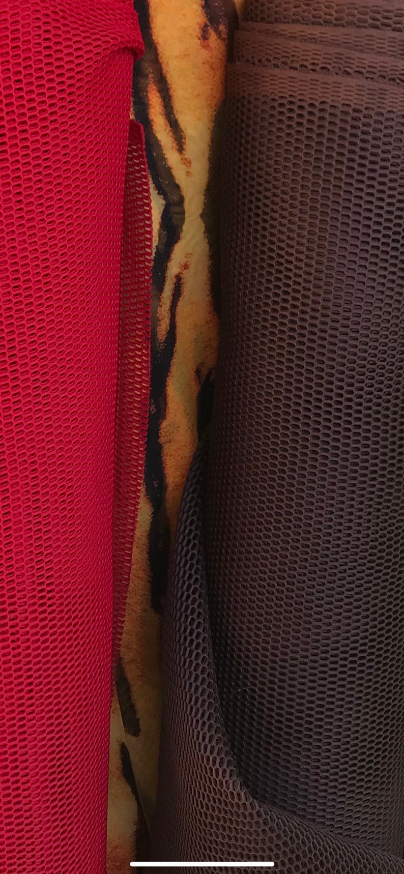 Ships Worldwide from Los Angeles California USA. Heavy sport fish net geometric design non stretch 5860\u201d Sold by the YD