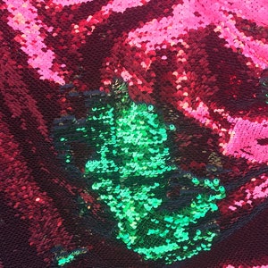 New Flip up Reversible Sequins Doble Face Sequins in Spandex Base 2way ...