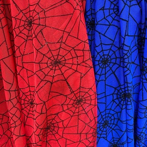 New Spider-Man design power mesh with flocking and glitter great quality 4-way stretch 58/60” Sold by the YD. Ships worldwide from L.A CA