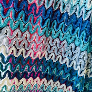 New Lace crochet design Multicolor 4-way stretch 58/60” Sold by the YD. Ships worldwide from Los Angeles California USA