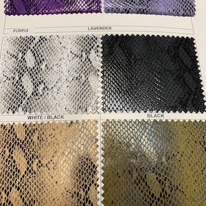 Nylon élasthanne épais motif serpent venin avec feuille transparente extensible dans les 4 directions, 58/60 po. Vendu par YD. Expédition dans le monde entier depuis Los Angeles, Californie, États-Unis.